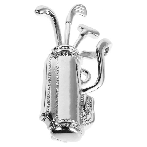 Golf brooch pin - golf,