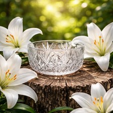 Heavy royal welsh - cut, glass