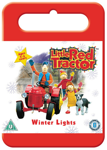 Little red tractor winter - tractor:,