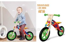 Wooden Balance Bike Without Pedals For First Steps