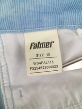 FALMER Women's Light Blue Corduroy Cropped Jeans Size 10 NEW