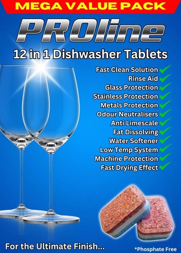 Proline dishwasher tablets - proline, 12
