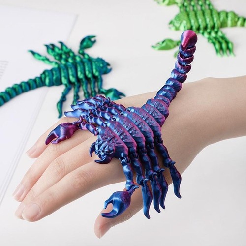 Printed scorpion simulation - 3d,