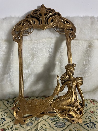 Vintage art nouveau wooden - vintage,