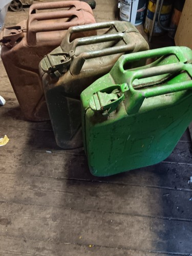 Vintage gallon jerrycans - jerrycans,