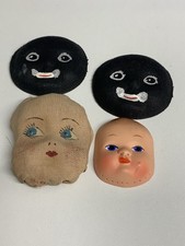 Vintage Old Doll Faces Cloth