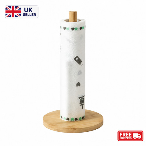 Wooden roll paper towel holder - paper,