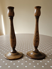 Vintage pair of wooden