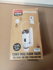 Fluidmaster PRO550UK Cable Pushbutton Dual Flush Valve