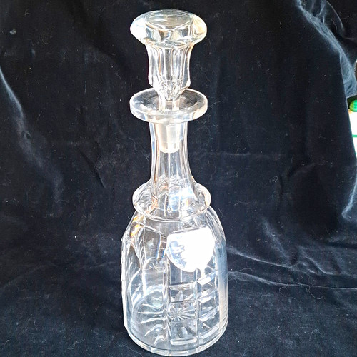 Antique old glass decanter - glass,