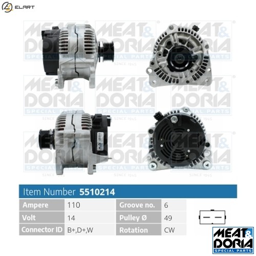 Alternator 5510214 for - alternator,