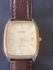 Vintage gents Lorus date watch