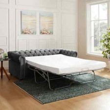 Velvet Chesterfield Pull Out