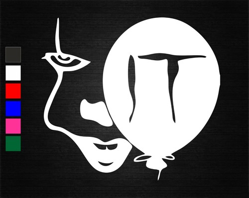 Pennywise clown vinyl decal - pennywise,