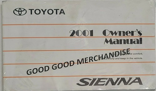 2001 toyota sienna owners - 2001,