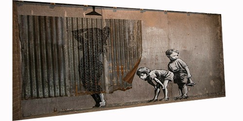 Graffiti street art shower - art,