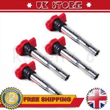 4x NEW SPEC AUDI R8 Red Coil