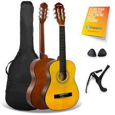 Classical Guitar 1/2 Size XF Kids Starter Pack- Nylon Strings & Bag - 3rd Avenue