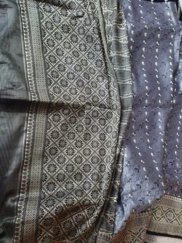 Stunning vintage grey navy and - grey,