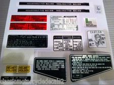 HONDA CB750F CB900F CB900FA CAUTION WARNING RESTORATION DECAL SET 15 DECALS
