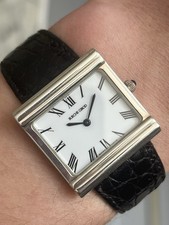 Bueche Girod “TV Case" | 925 Sterling Silver Case | NEW BATTERY**