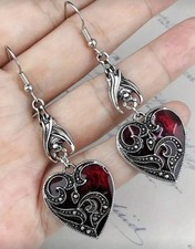 Red Heart & Bat Gothic