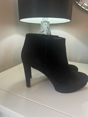 Rockport black suede leather - suede,
