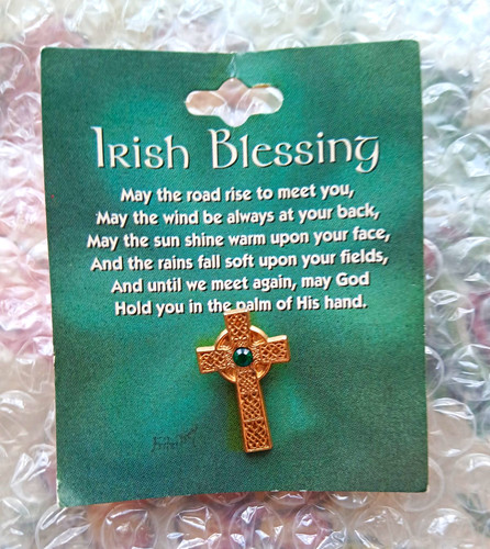 Irish blessing celtic cross - blessing,