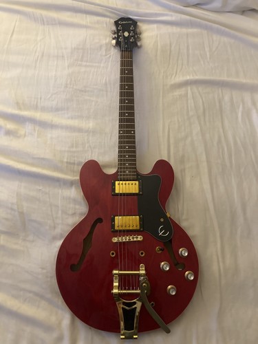 Epiphone dot with upgrades - -,