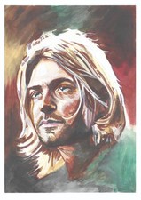Kurt cobain Painted portrait