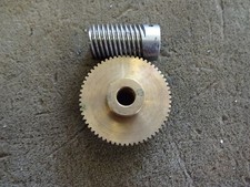 Model engineer, locomotive, live steam matched worm and wheel 15-1 (NOS)