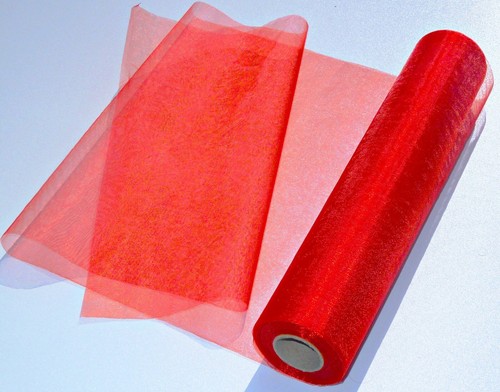 Organza fabric 29cm wide 25m - fabric,