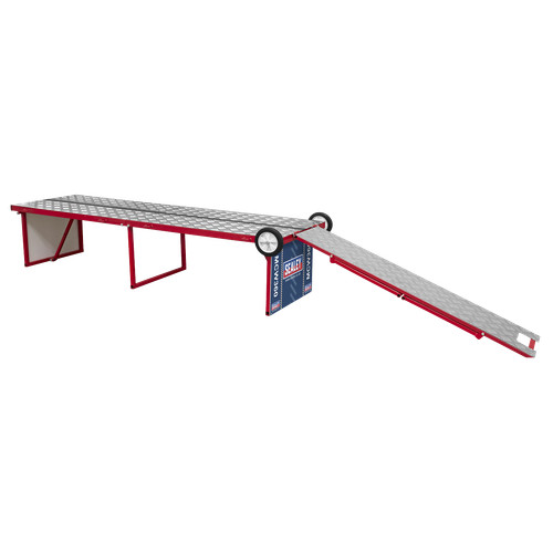 Folding motorcycle workbench - motorcycle,