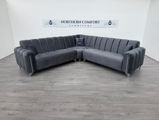 Antalya Corner Sofa in Steel