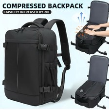 Vacuum Black Backpack 40-25-20 Pump Included Fast Postage Royal Mail 24