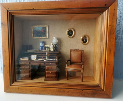 Vintage miniature study - vintage, 3d