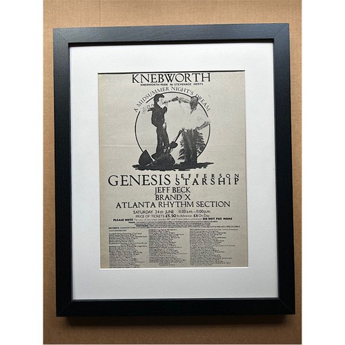 Genesis knebworth - (b), (framed)