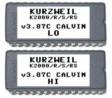 KURZWEIL K2000 / R / S / RS Eproms OS v3.87 Upgrade to latest OS Calvin Janis FW