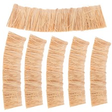 6 Pcs Miniature Straw Roof Thatch 20 X 5 cm Craft Thatched Roofing Material