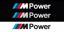 2x BMW M Power Vinyl stickers