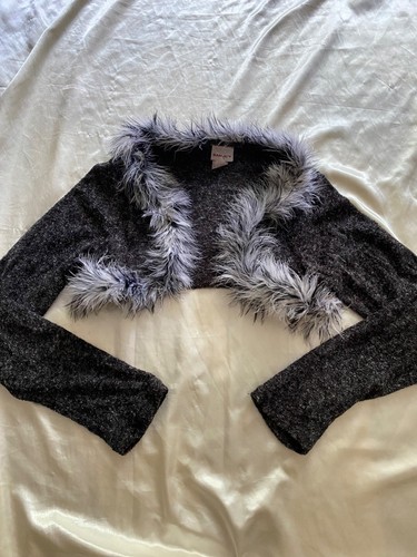 Vintage 1990s gray feather - vintage,