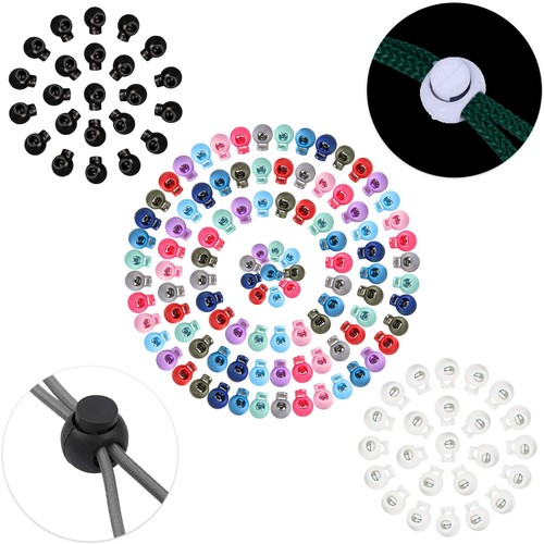 Plastic spring loaded cord - plastic,