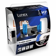 Lunex Plasma Xenon H7 Car Headlight Bulb 5000K (Twin)