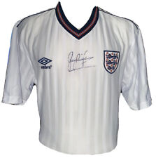 Signed Gary Lineker England 1986 Home Shirt Barcelona Tottenham Everton Grampus