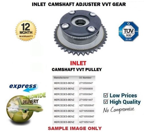 Intake camshaft pulley for - intake,