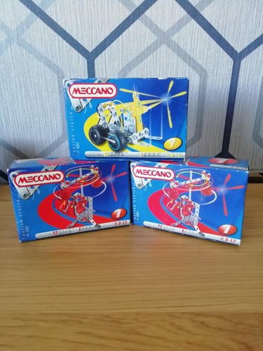 Meccano car building - sets, x3