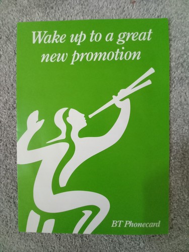 Phonecards promotion leaflet
