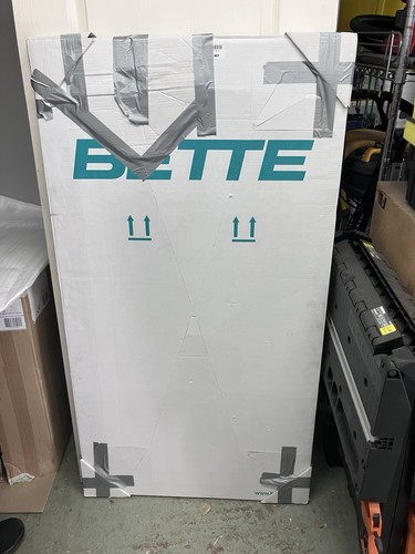 Bette white steel shower - steel,