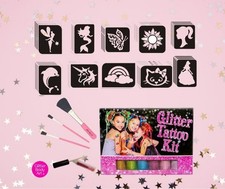 Girls Glitter Tattoo Kit for