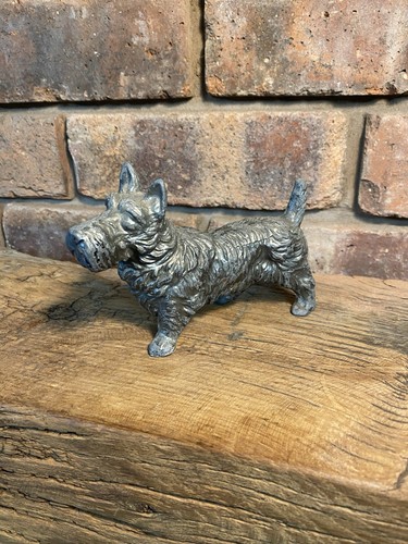 Vintage solid lead scottie - solid,